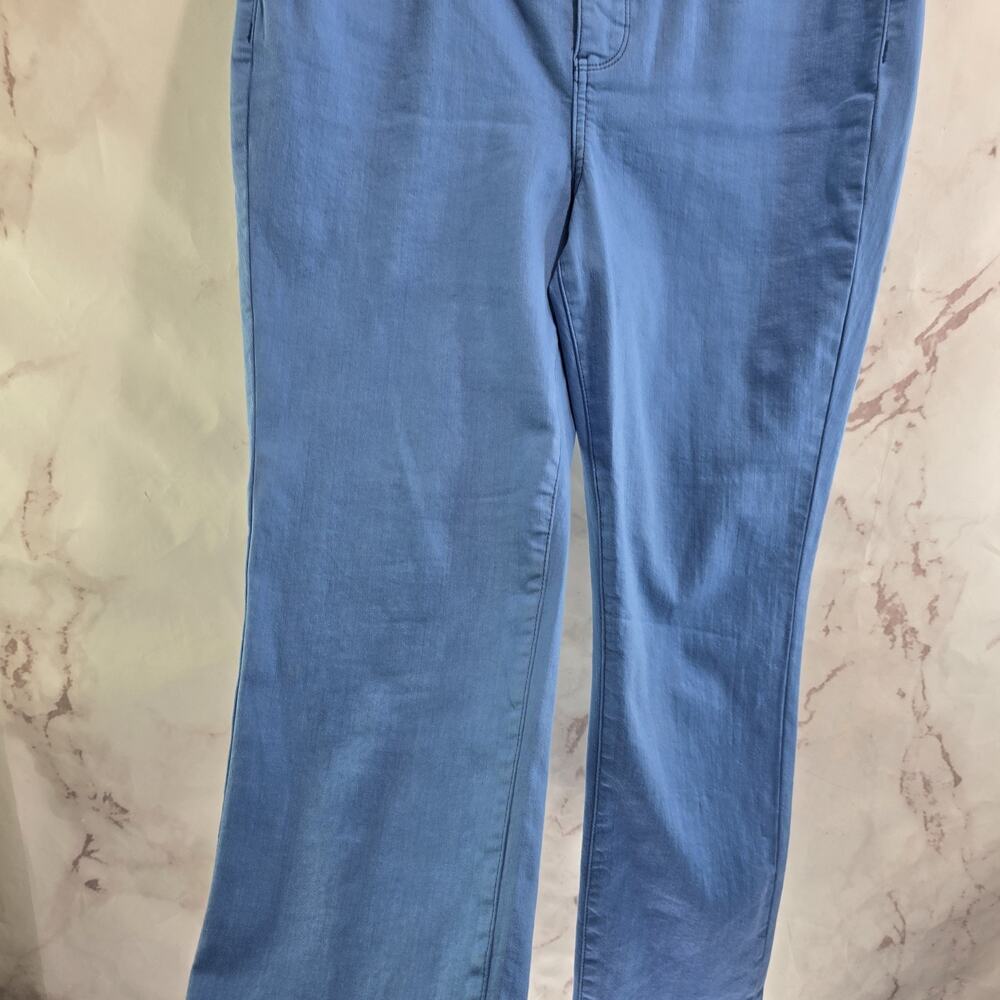 NYDJ Jeans Womens 8 Blue Crop Short Sheri Slim Colored High Rise Denim Daughters - Picture 9 of 13